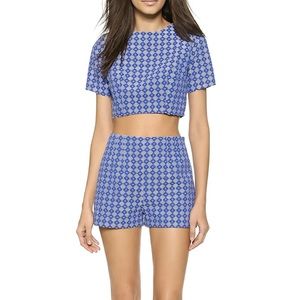 Zinke carter Crop top and short set